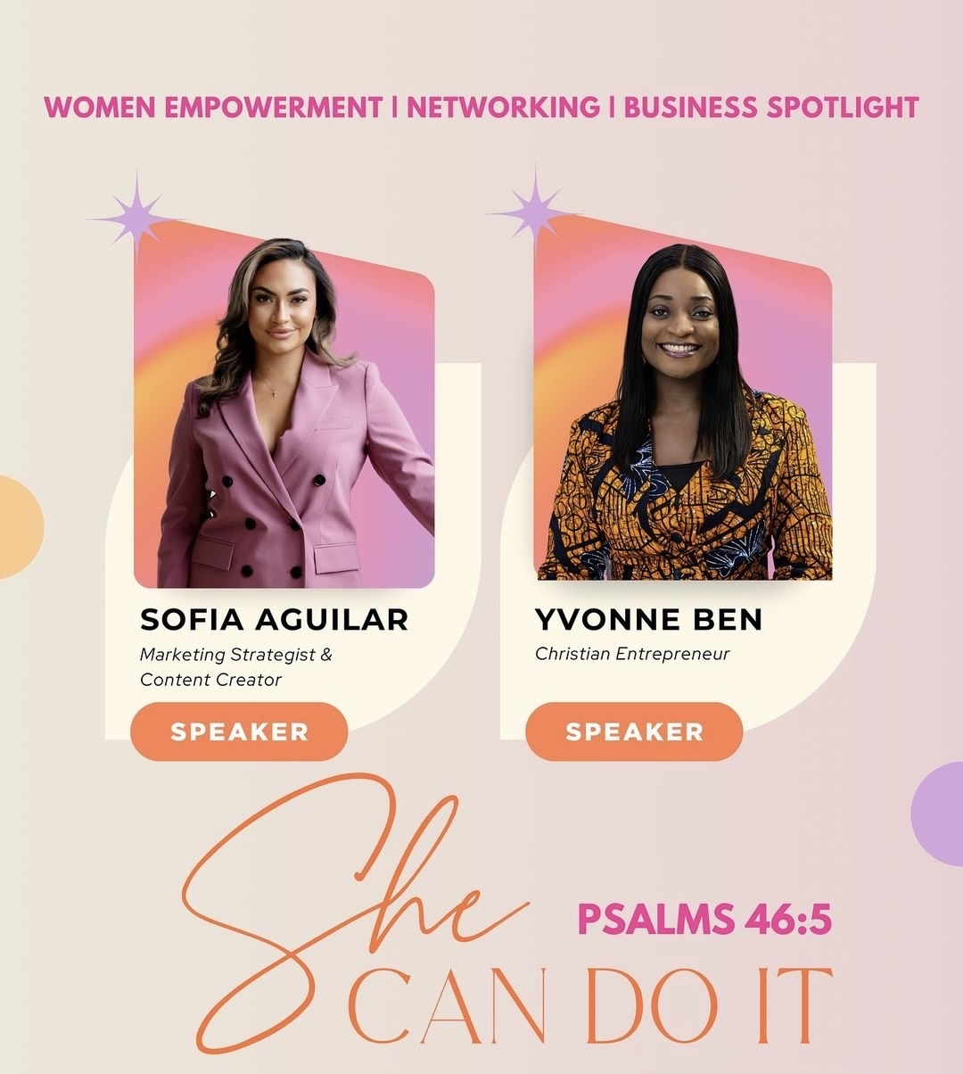 She Can Do It speaker feature